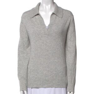 Theory // cashmere pullover polo sweater